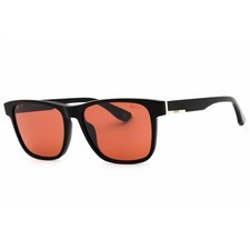 Bmw Mens Sunglasses Matte Black Acetate Full Rim Rectangular Frame Bw0032 02u