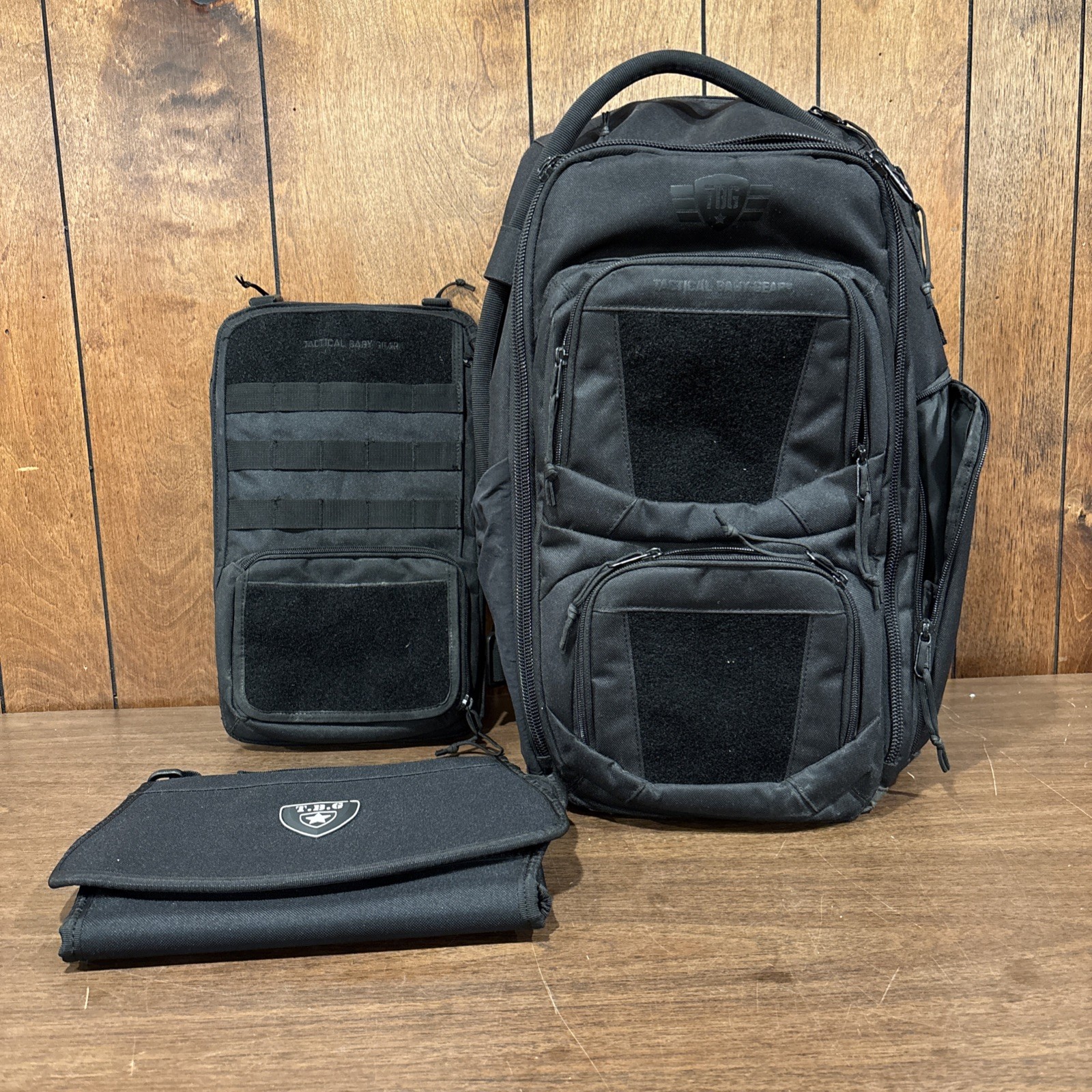 Tactical Baby Gear TBG MOD Tactical Diaper Bag With Changing Mat, 2 Panels