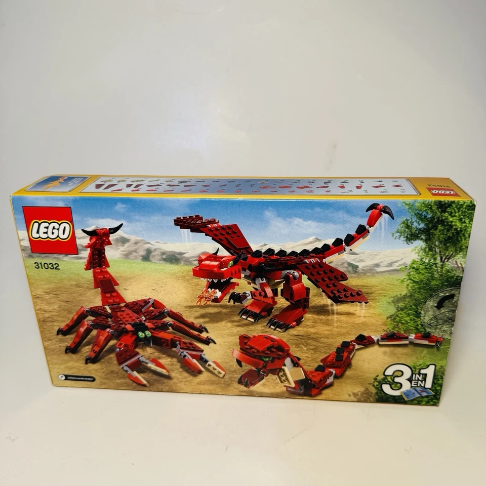 LEGO CREATOR 3 In 1: Red Creatures 31032 Dragon 2015 New In Box - Image 2 of 4