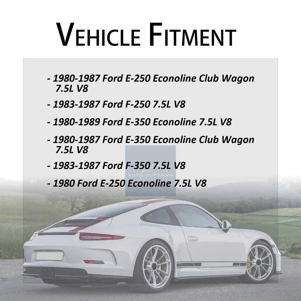 Carcasa termostato refrigerante motor para Ford F-350 7,5 L 1983-1987 Foto 2 de 4