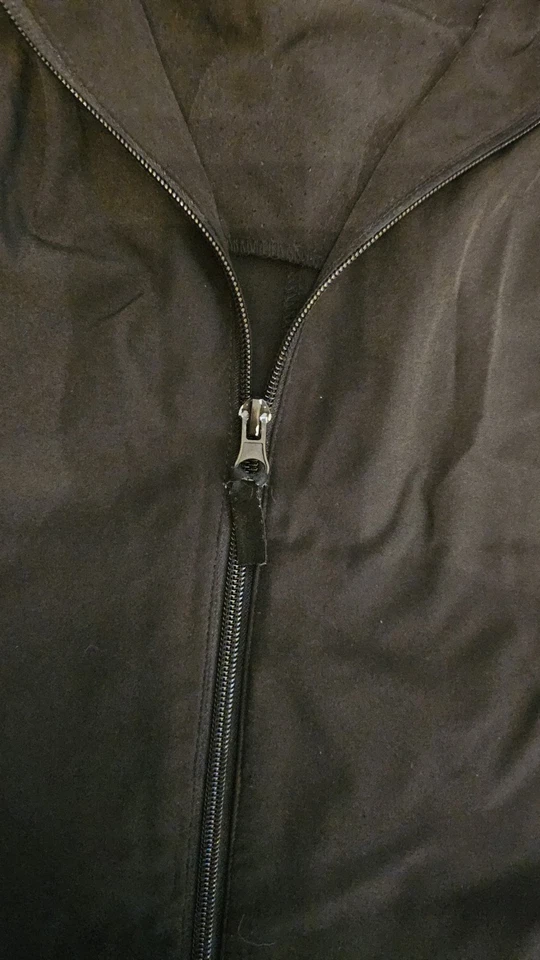 Barco One 50681 Crew Neck Full Zip 2-Pocket Scrub Work Jacket Black XL - Image 3 of 3