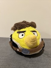 Angry Birds Star Wars Plush Yellow Bird As Han Solo Stuffed Animal 5"