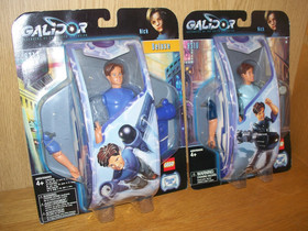 Galidor Nick Deluxe Figure 8313 & Nick 8310 Lego New Factory Sealed (2002)