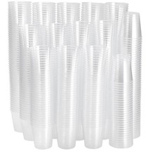 600 Pack, 1oz Clear Plastic Mini Cups for Holy Communion and Special Occasions 