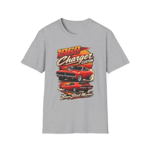 1969 Charger Custom muscle car T-Shirt | Vintage hot rod graphic Classic Car video thumbnail