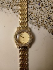 Eliyina Womens Gold Colored Watch New Battery