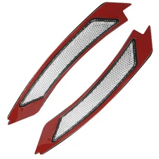 2 Clear Front Bumper Side Light Reflectors for 2009-2011 BMW E90 E91 63147205398