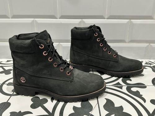 Timberland 6” Slim Premium Mujer Botas Nubuck Reino Unido Talla 7 EU 40 - Imagen 8 de 17