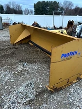 Protech Snow Pusher Box SP12L LOADER CAT Case Boss Deere Bobcat Rubber edge