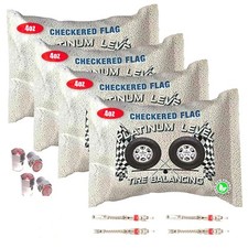 (4-4oz) Tire Balancing Beads 4 ounce Balance Bags by Checkered Flag