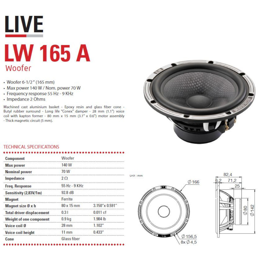 BLAM L165P セパレート2way N.W付き 81IwNumoPEL._AC_UL210_SR210,