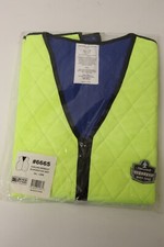 New Chill-Its By Ergodyne 6665 Size 3XL Evaporative Cooling Vest,Hi-Vis Lime PPE