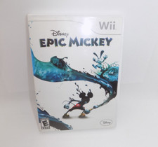 Disney Epic Mickey • Nintendo Wii Game • Tested & Complete CIB • Adventure Class