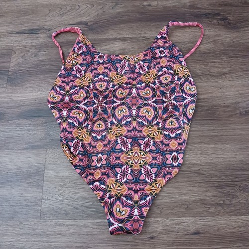 Billabong Women's Sun Tribe Reversible One Piece Swim Reverse Me Small New