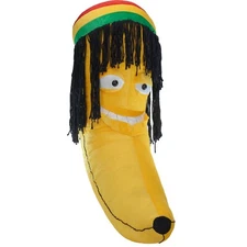 Rasta The Banana Plush Stuffed Animal  - Soft & Cozy - 14"