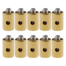 10x Brake Cable Nipple Screws Motorcycle Solderless Throttle Cable Nipple