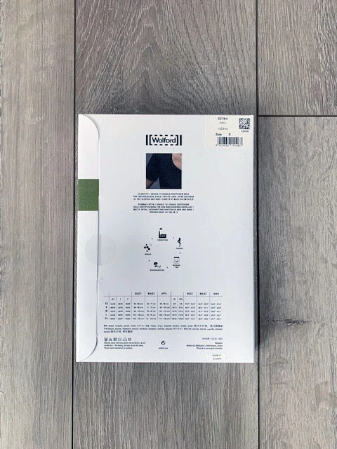 AURORA PURE JERSEY TOP RED RUBINO WOLFORD SIZE S NEW BOXED RARE CHRISTMAS  - Image 4 of 4