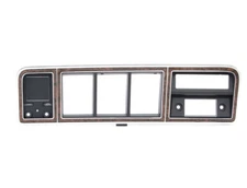 Dash Bezel Chrome/Woodgrain without A/C 73-79 Ford Truck; 78-79 Bronco