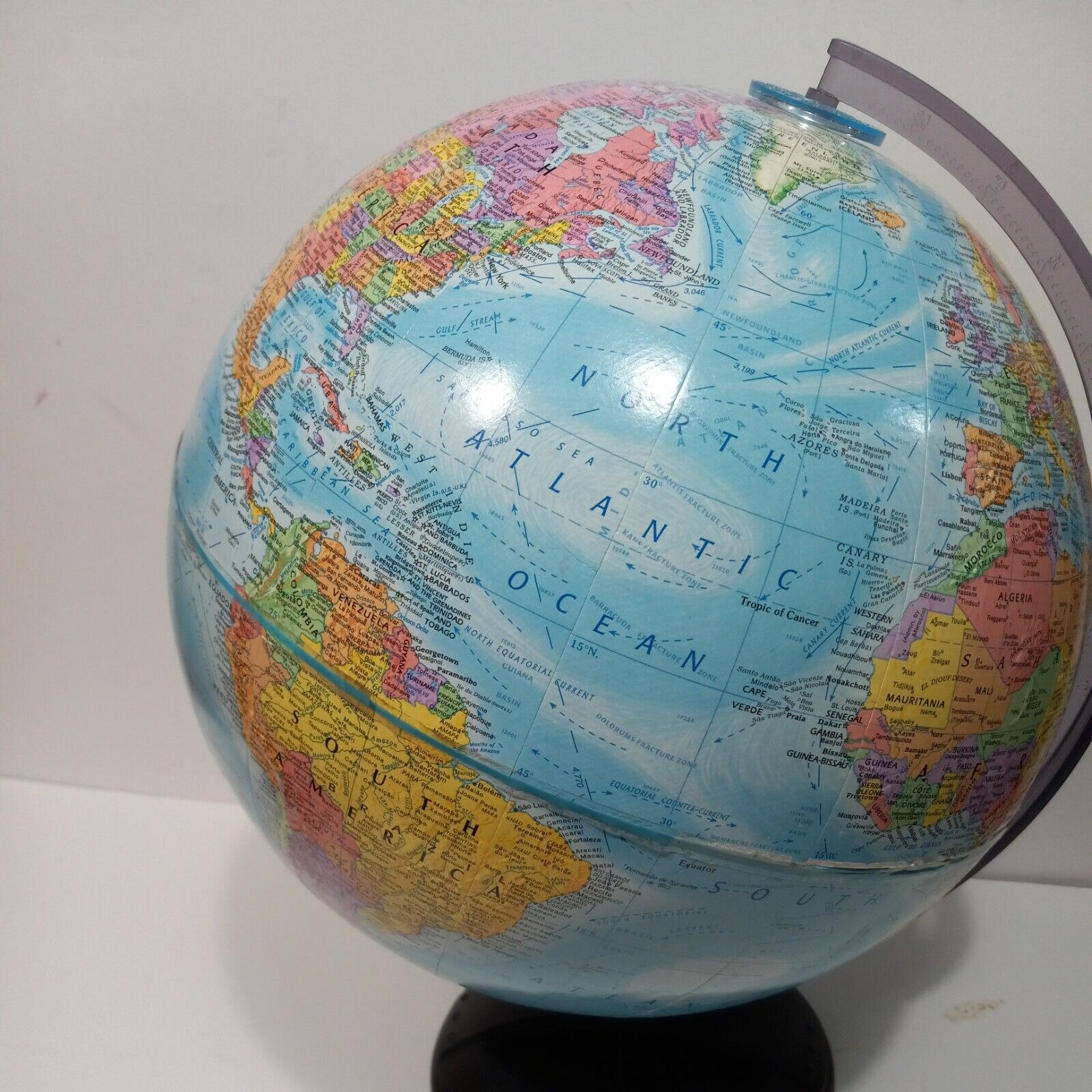 Globlemaster 12" Inch Diameter Rotating Raised Textured Surface Globe