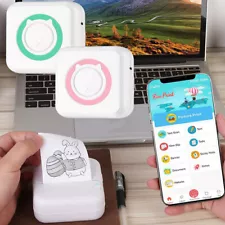 Portable Mini Thermal Printer Pocket Photo Printer Wireless Bluetooth Printing