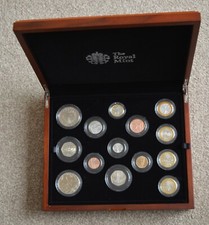 Royal Mint 2017 Premium Proof Coin Set 14 Coin Collection Box + COA