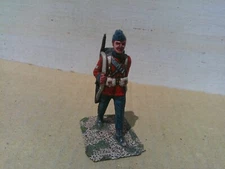 Stadden or similar, British Infantry Marching 1890, well painted lead 54mm, TD