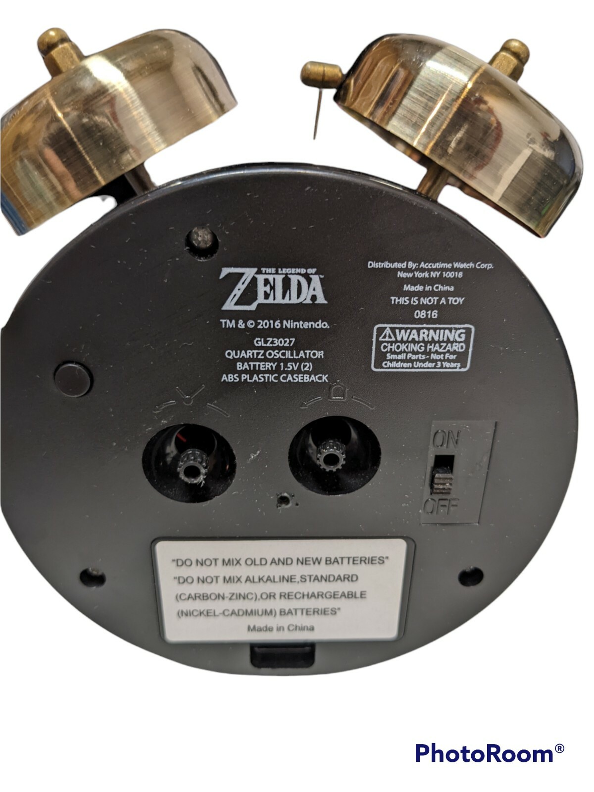 Nintendo 2016 Legend of Zelda Royal Crest Alarm Clock, Working