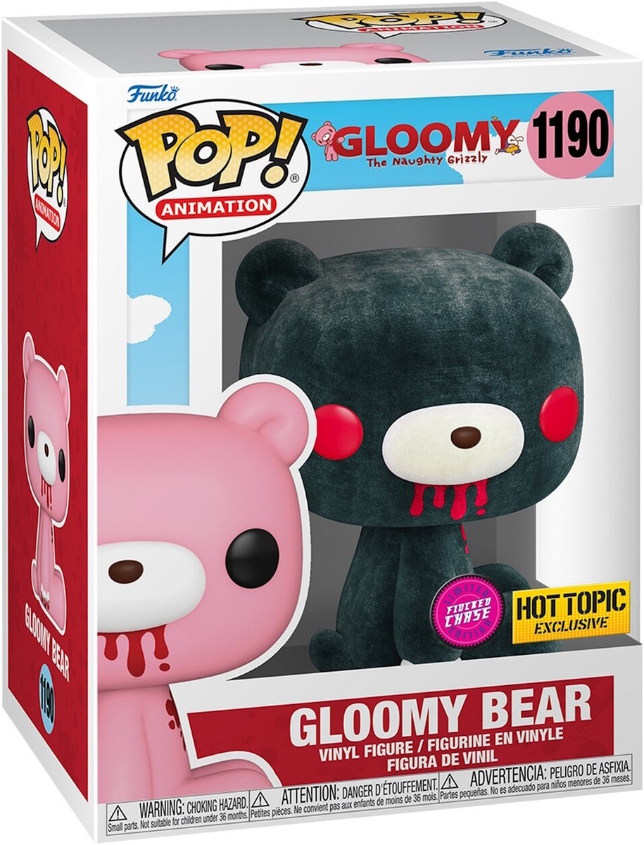 Gloomy Gloomy Bear 1190 Hot Topic Limited Chase Flocked Funko Pop!  Vinyl Fig