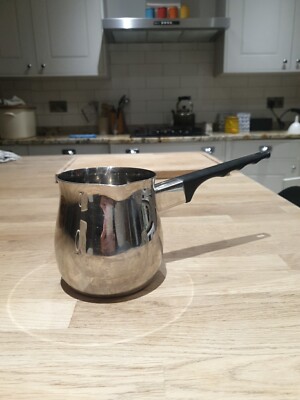 Turkish Coffee Pot Kinox 18-10 Stainless Steel Milk Tea Milk Frothing Jug  VGC UK - Main Image