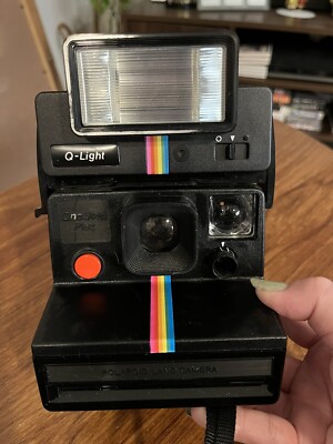 POLAROID Land Camera ブラック フラッシュ Vintage Black Polaroid One Step Plus + Flash 600 Instant Camera