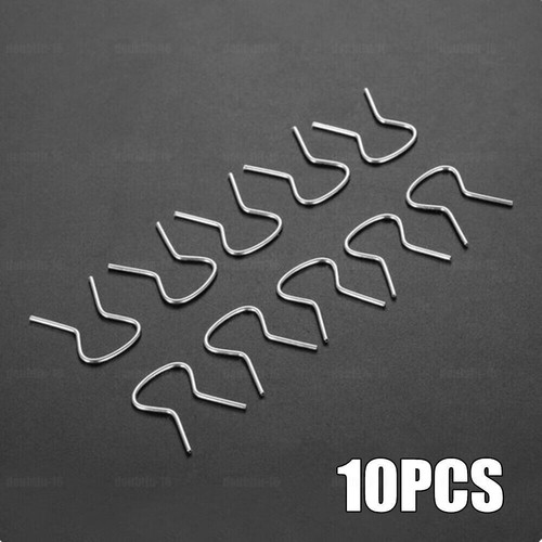 10pcs Car Door Window Metal Clips Crank Retainer Roll Up Winder Handle Retaining - Picture 2 of 13