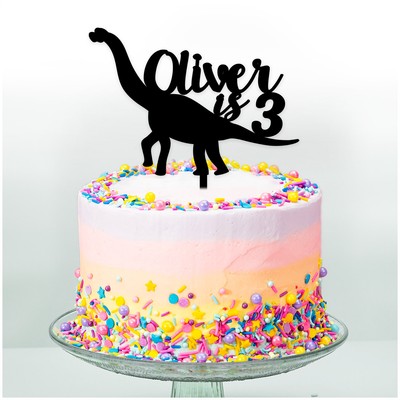 Kids Birthday Cake Topper Dinosaure Personnalise Gateau Decoration Garcons Filles Fete Ebay