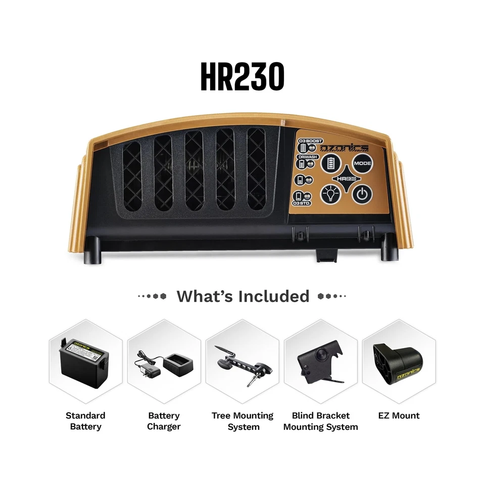 Ozonics HR230 Scent Eliminator | Ozone Generator for Hunting - Advanced Odor ... - Image 2 of 4