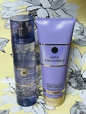 2pc Set Bath  Body Works Love Unleashed Luxury Fine Fragrance Mist Body Cream