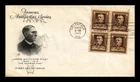 Dr Jim Stamps James Whitcomb Riley Block First Day Cover ArtCraft