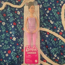 Mattel - Barbie BALLERINA DOLL Brunette Hair Purple Tutu GJL60 - New