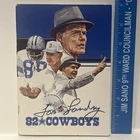 RARE Tom Landry Signed Vintage 1982 Cowboys Magazine - Hologram /Coa