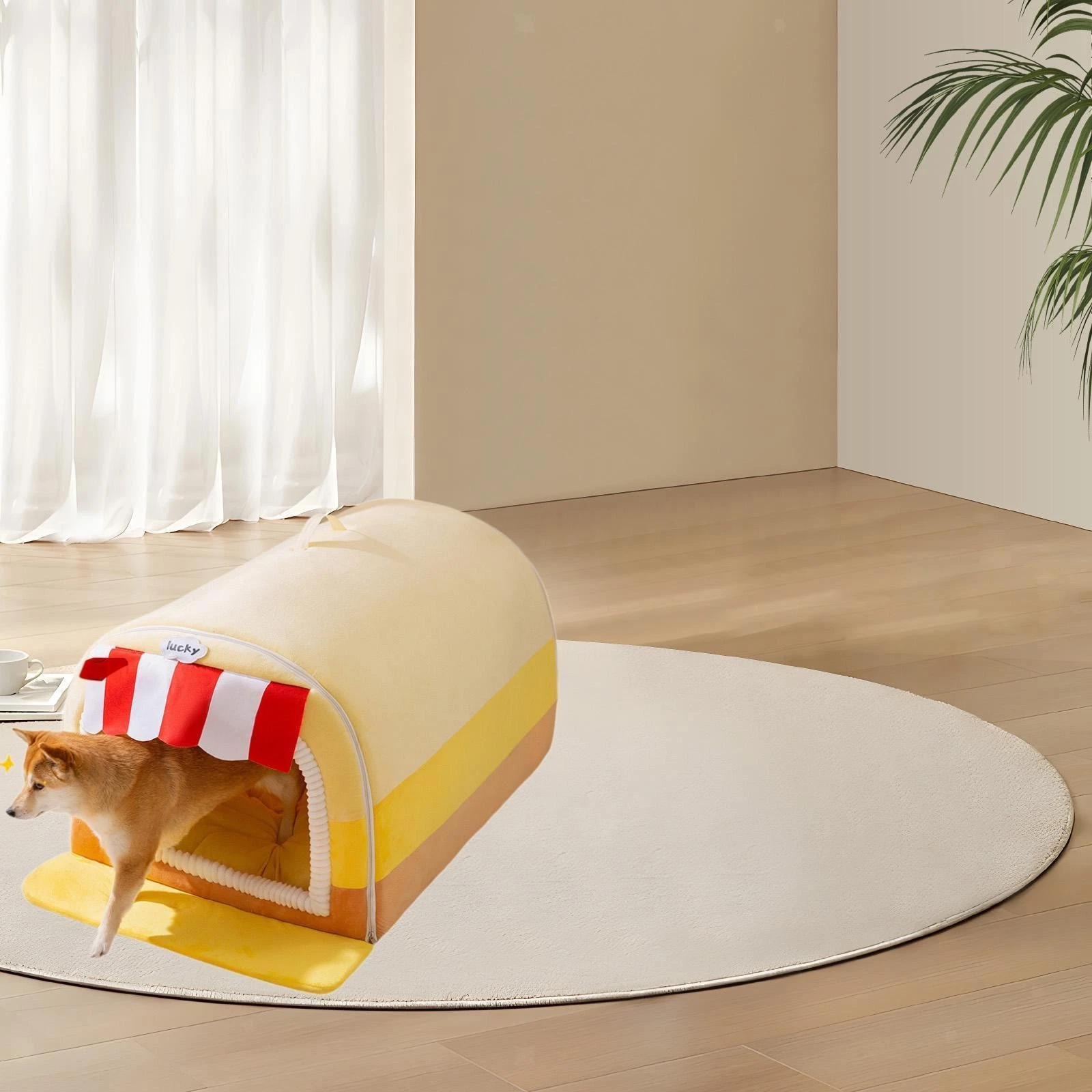 Small Dog House Pet Supplies Soft and Comfortable Elastic Wearproof Detachable