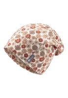 Beanie MüTze Blumen MäDchen Sterntaler 47 Mischgewebe Baumwollfleece Beige
