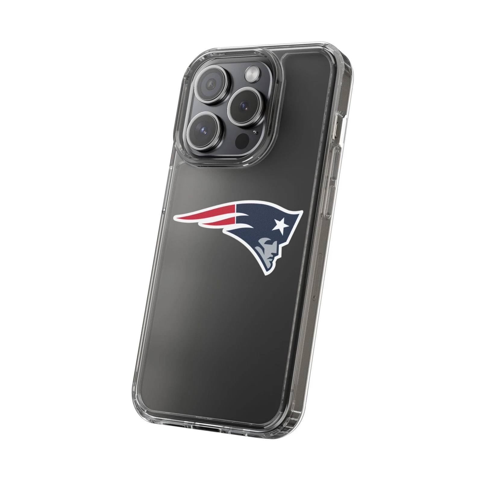New England Patriots Clear Phone Case for iPhone