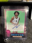 2024 Topps Chrome Basketball Refractor Julian Strawther #73TA-JS
