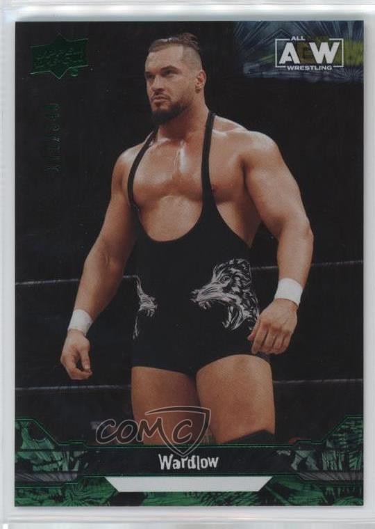 2023 Upper Deck AEW All Elite Wrestling Green Pyro /349 Wardlow #65 we5