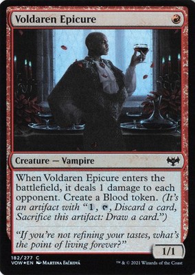 Belligerent Guest C Innistrad: Crimson Vow 144 LP Foil