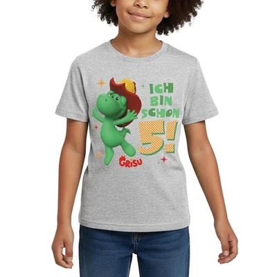 Grisu Der Kleine Drache Geburtstag 5 Jahre Kinder T-Shirt - Bild 1 von 4