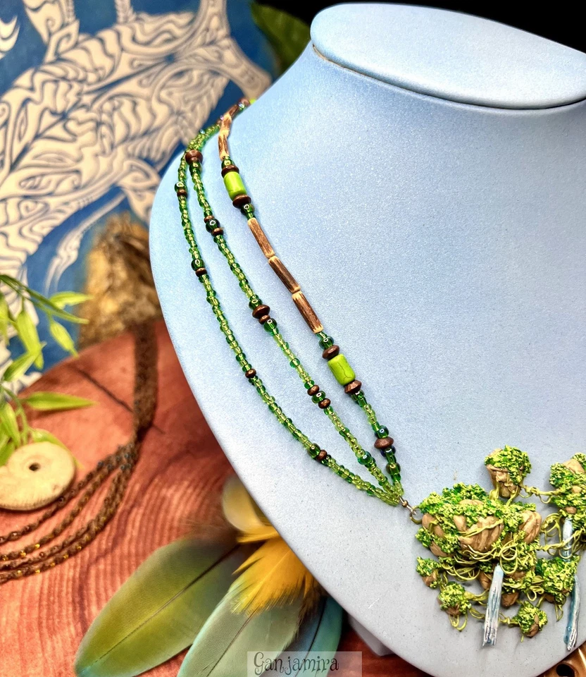 Halleluja Mountains - Avatar inspirierte Miniatur Kette - handgefertigtes Unikat - Bild 4 von 4