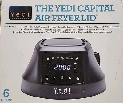 #ad #ad Yedi GV026 Air Fryer LID 6qt For Instant Pot Cooker w ACCESSORIES INCLUDED $39.99