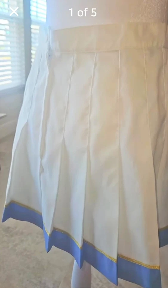 Falda de pickleball de tenis plisada blanca para mujer talla 10. Excelente estado  Foto 3 de 3