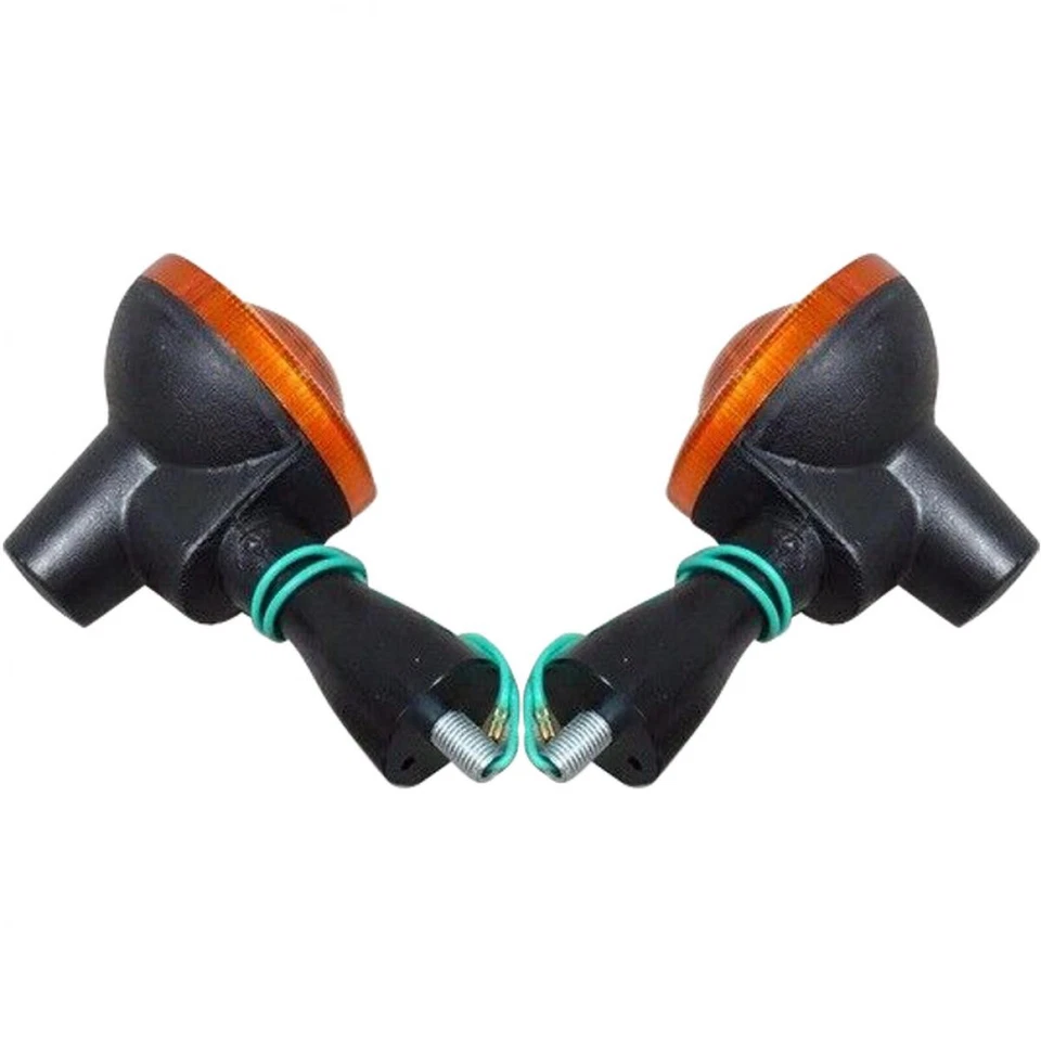 Par de luces de giro traseras para YAMAHA DT100 DT125 DT175 DT400 XT500 Foto 2 de 4