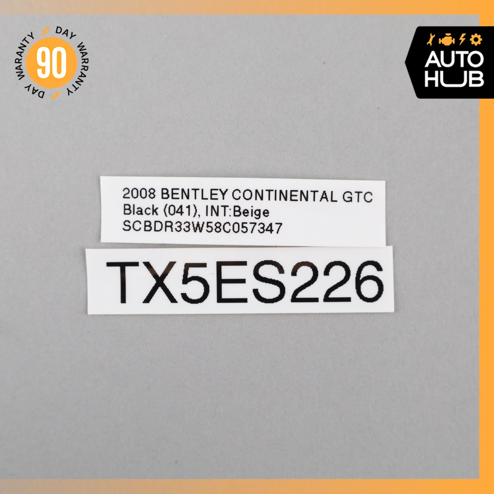 07-11 Bentley Continental GTC Convertible Overhead Dome Light Control OEM 19k