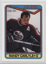 1990-91 O-Pee-Chee Randy Carlyle #51 0a4